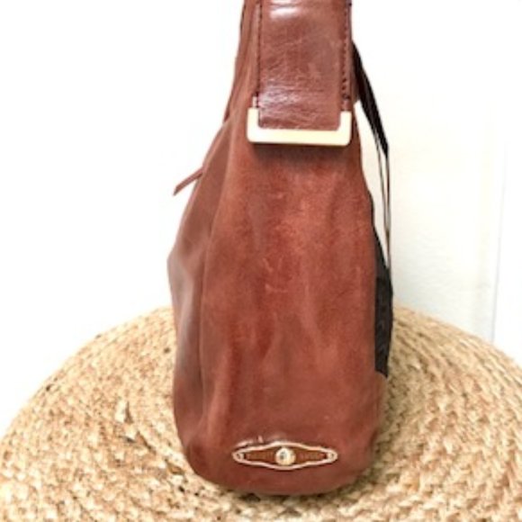 Elliott Lucca Leather Chevron Bag - Picture 7 of 12